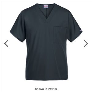 2 pair pewter grey Cherokee scrubs size medium .